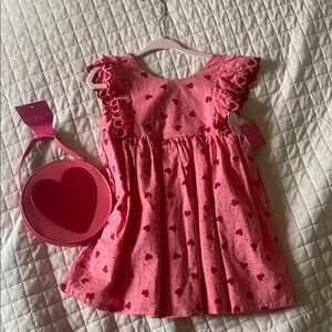 Isaac Mizrahi Pink Heart Kids Dress